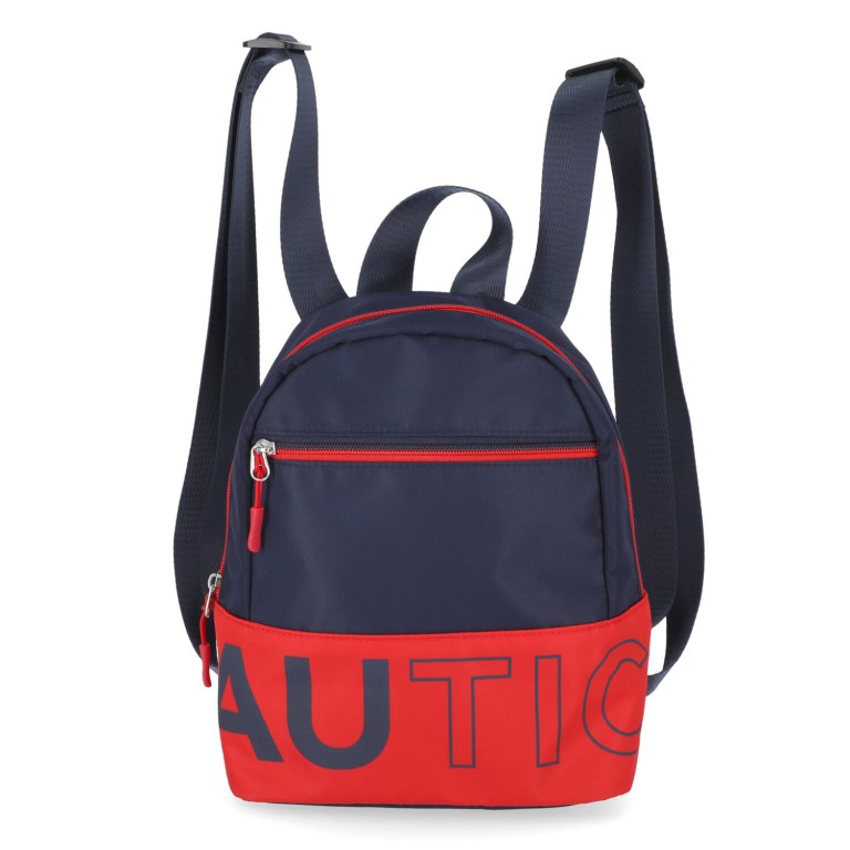 Nautica Nylon Logo Backpack Handbag Dames Donkerblauw | swDSklXg