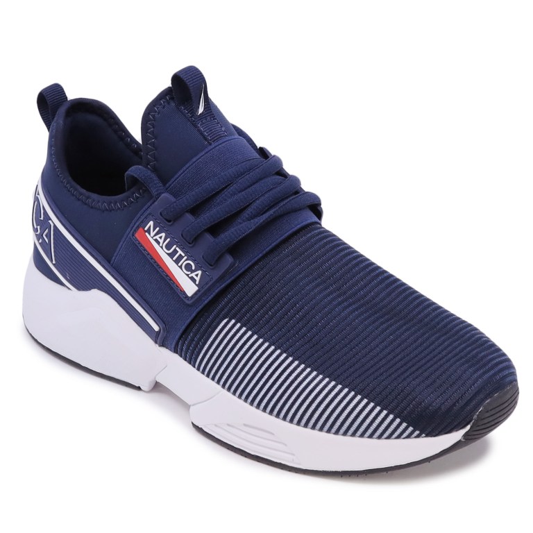 Nautica Nylon Mesh Sneakers Dames Blauw | jB2BB3uR