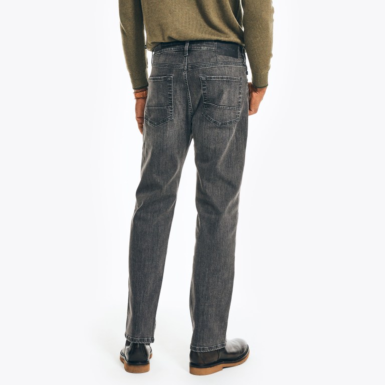 Nautica Original Relaxed Stretch Denim Jeans Heren Grijs | Rx2WbLr8