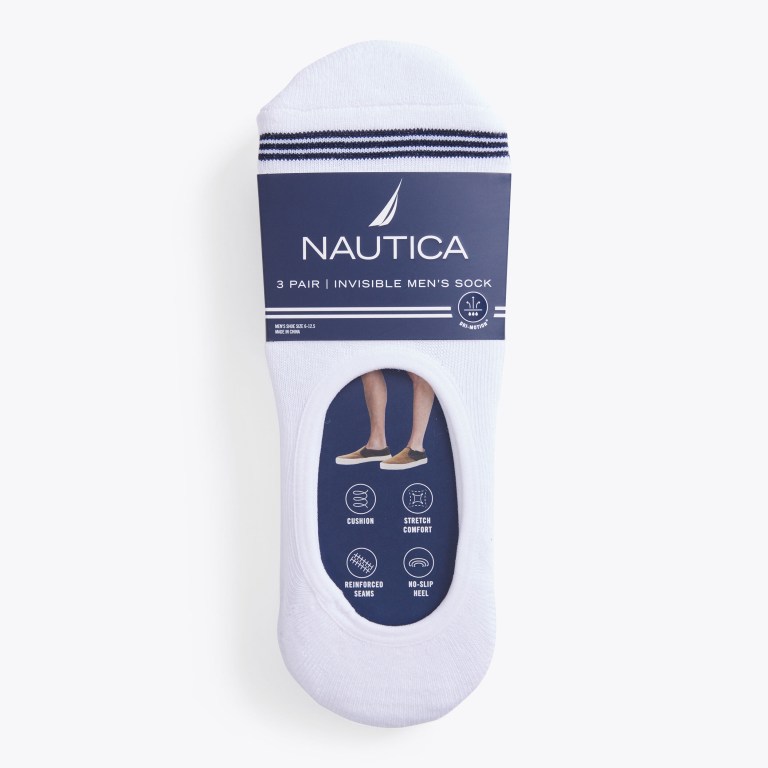 Nautica Shoe Liner , 3-pack Sokken Heren Gekleurd | yt3D3DSv