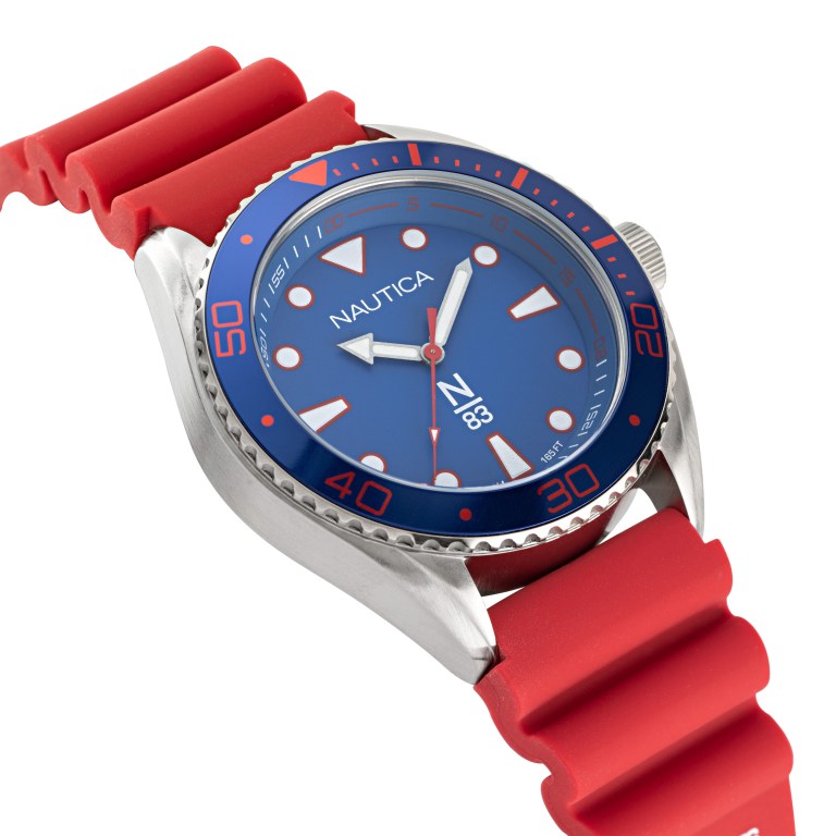 Nautica Siliconen 3-hand Horloge Heren Gekleurd | 75P2lhao