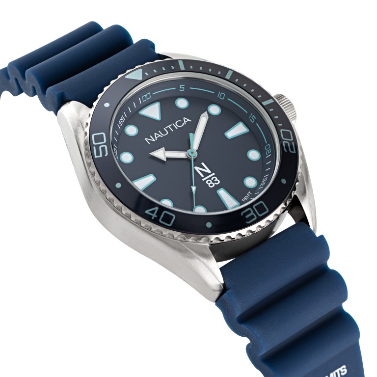 Nautica Siliconen 3-hand Horloge Heren Gekleurd | JvXikYib