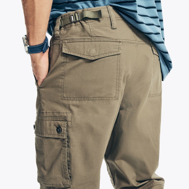 Nautica Slim Fit Cargo Jogger Broek Heren Olijfgroen | JBD9wEyC