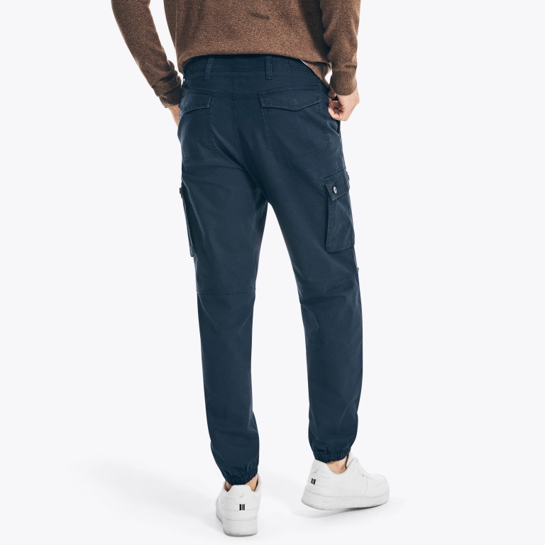 Nautica Slim Fit Cargo Jogger Broek Heren Donkerblauw | iw0z8u6A