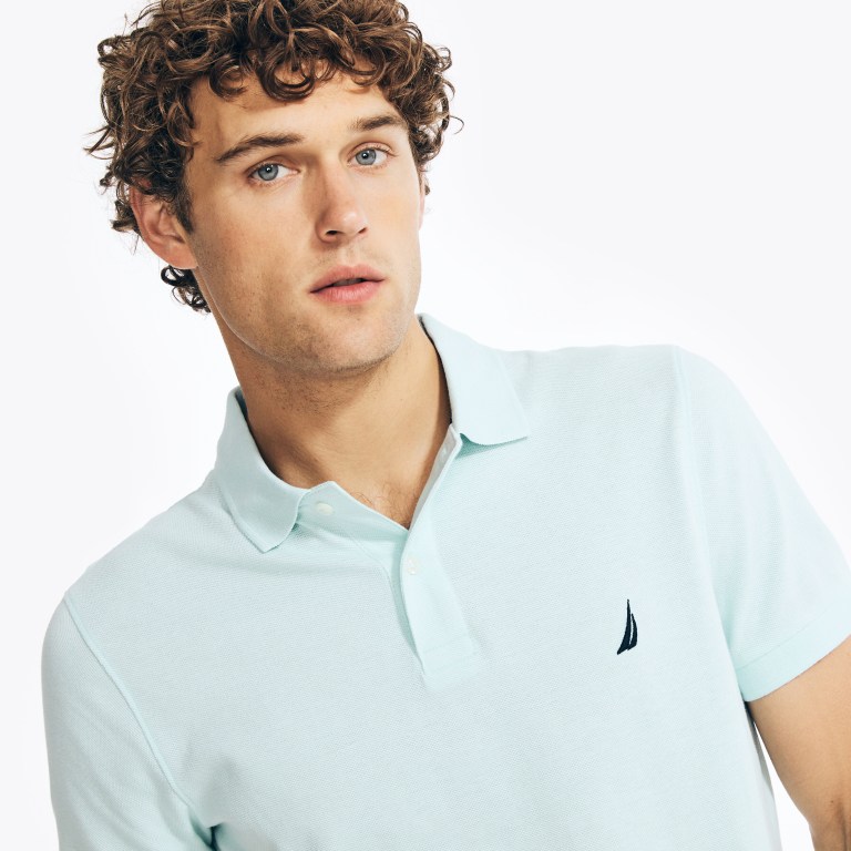 Nautica Slim Fit Deck Poloshirt Heren Billiard | nMMiJAkW