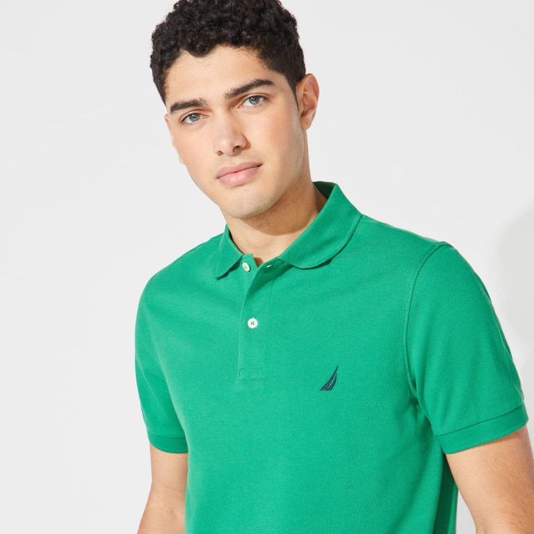 Nautica Slim Fit Deck Poloshirt Heren Evergreen | hGkmGDvg