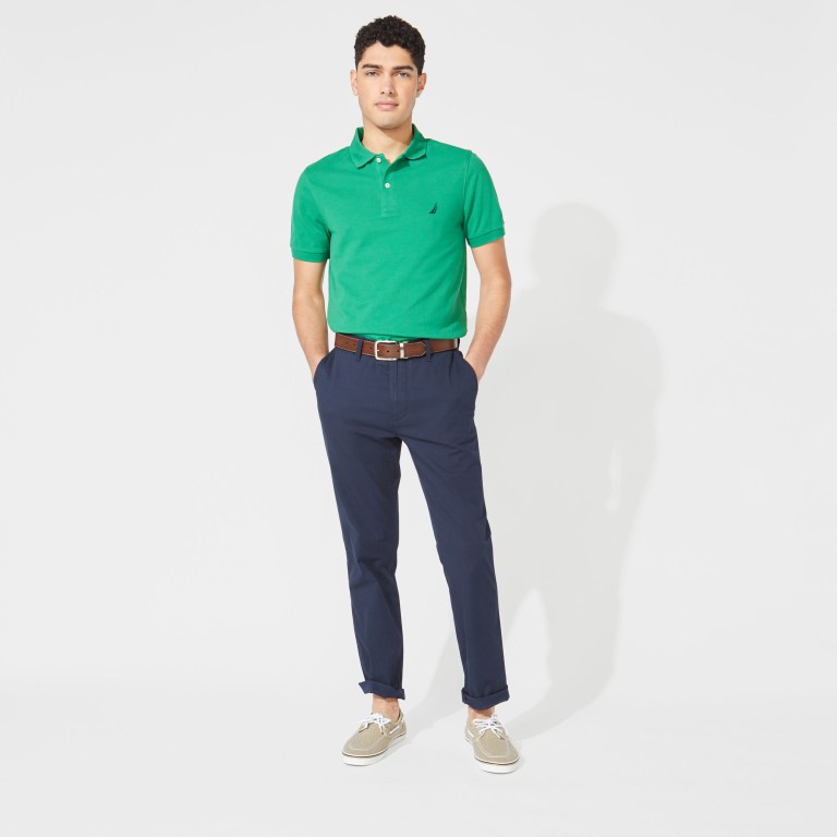 Nautica Slim Fit Deck Poloshirt Heren Evergreen | hGkmGDvg