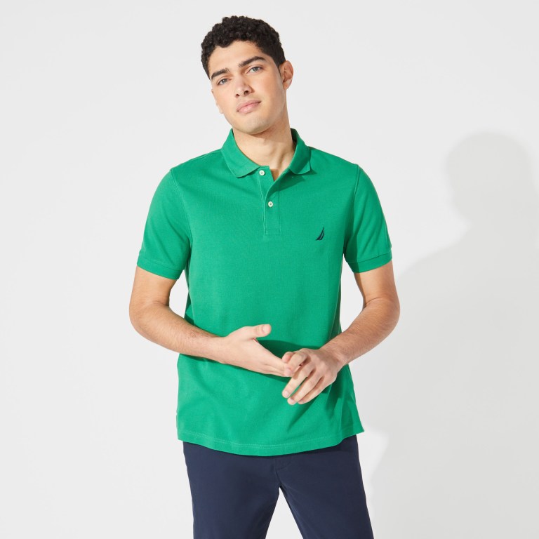 Nautica Slim Fit Deck Poloshirt Heren Evergreen | hGkmGDvg