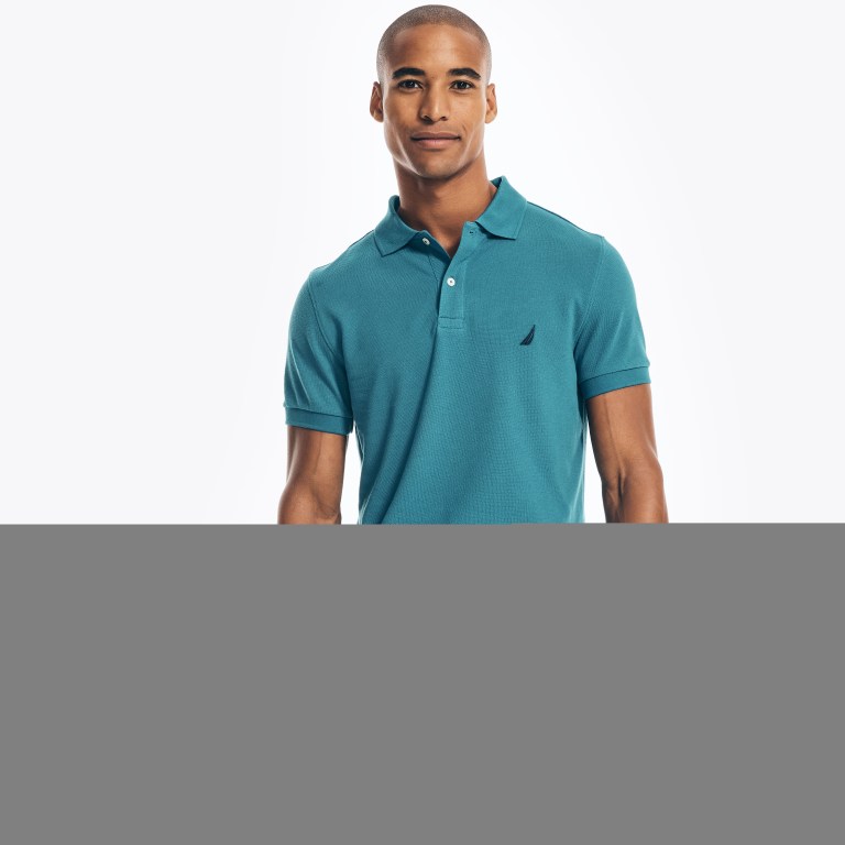 Nautica Slim Fit Deck Poloshirt Heren Lavendula | a2ELpwk3