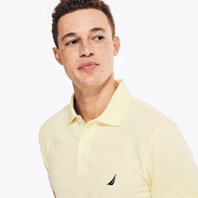 Nautica Slim Fit Deck Poloshirt Heren Lichtgeel | oUzk7Mjr