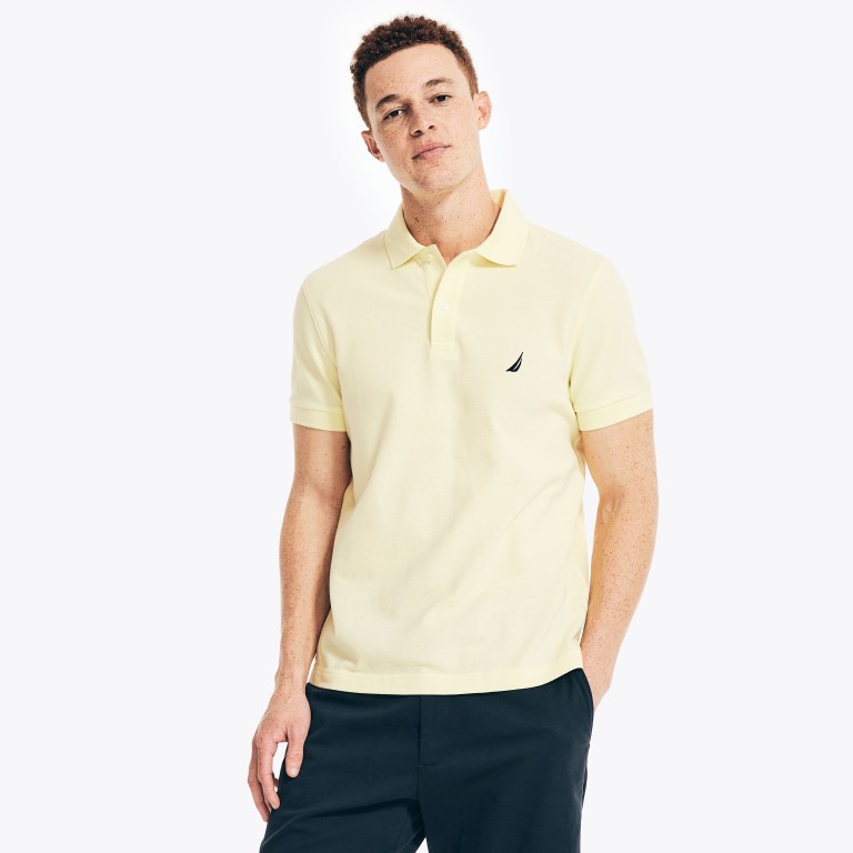 Nautica Slim Fit Deck Poloshirt Heren Lichtgeel | oUzk7Mjr