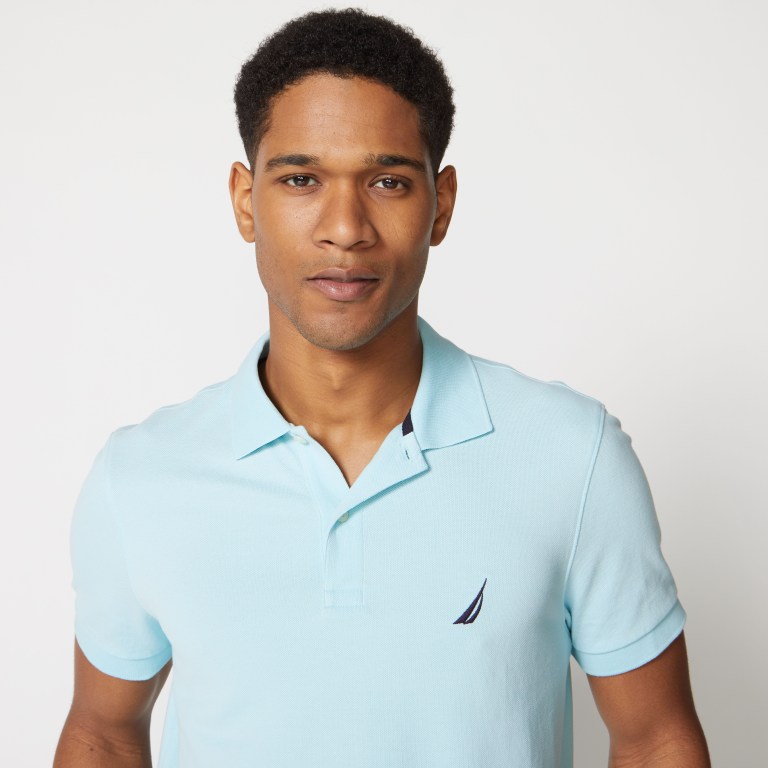 Nautica Slim Fit Deck Poloshirt Heren Oatmealhtr | G9CWwcBZ