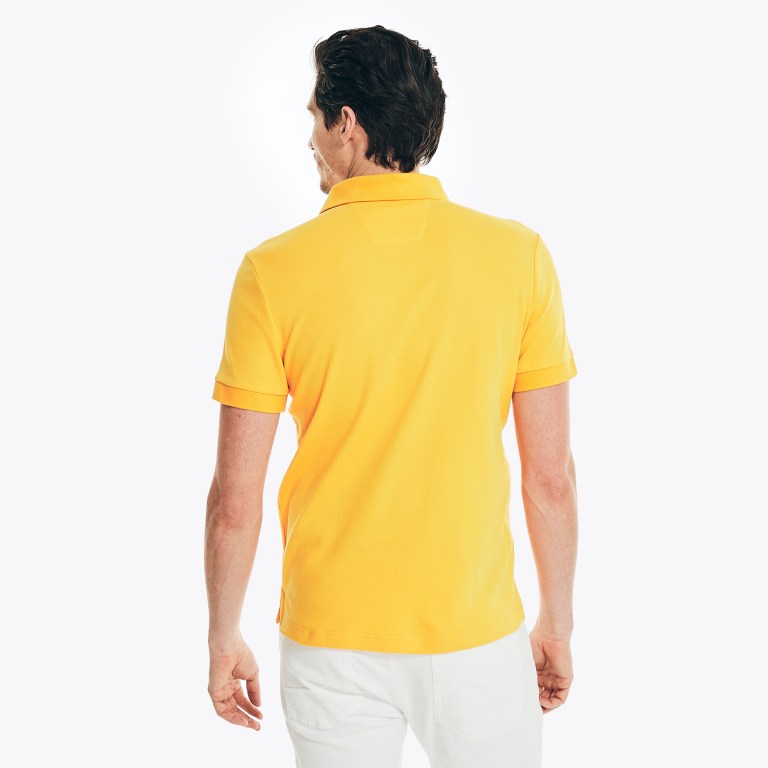 Nautica Slim Fit Interlock Poloshirt Heren Oranje | yvMc2rsR