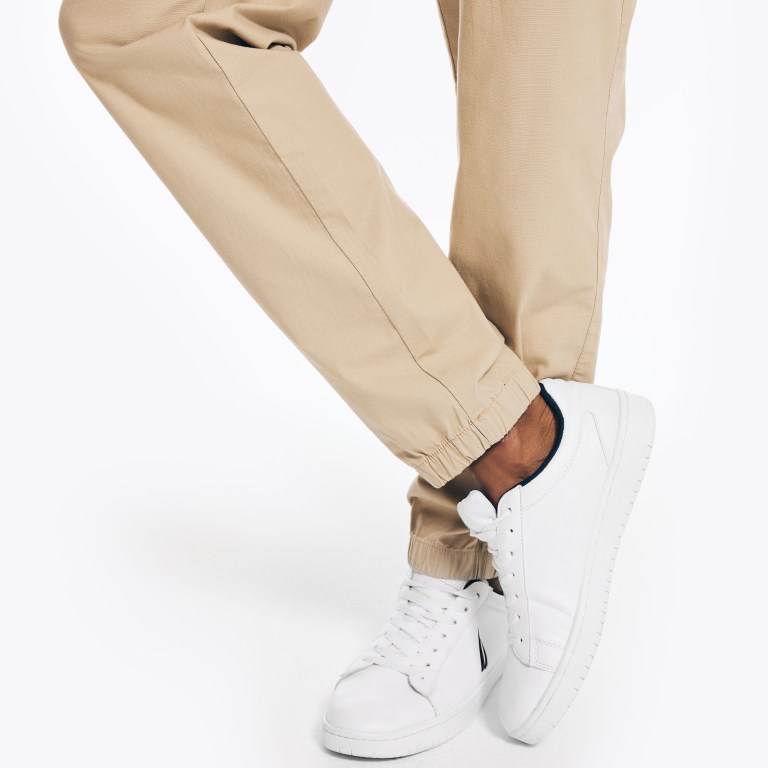 Nautica Slim Fit Rips Jogger Broek Heren Bruin | W3mr5hTI