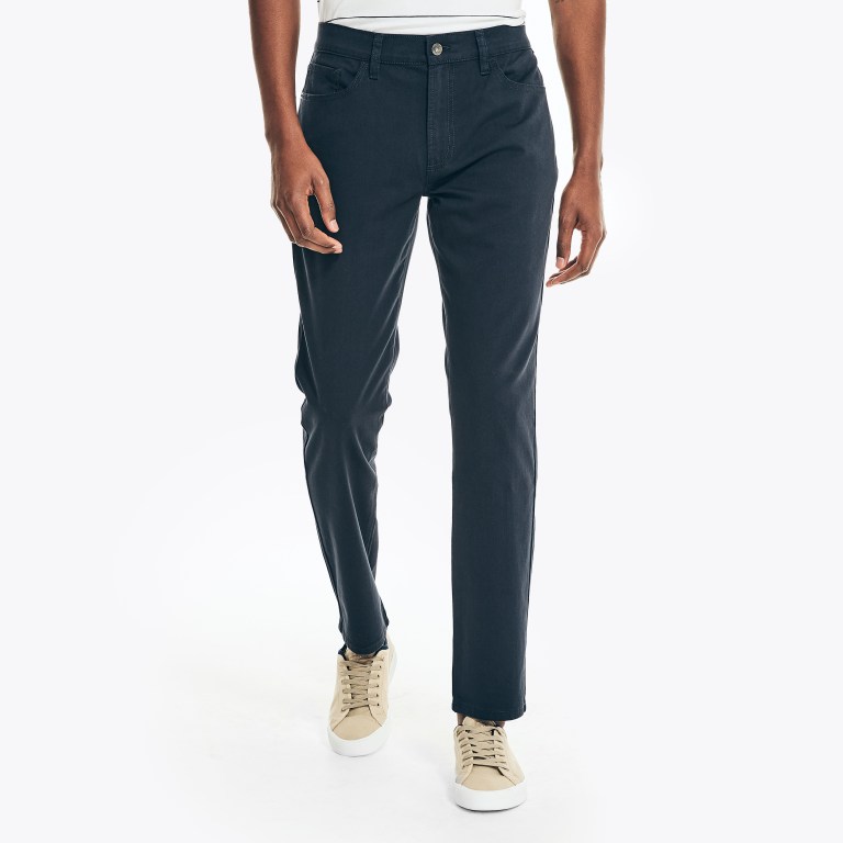 Nautica Slim Fit Stretch Broek Heren Donkerblauw | 8FjiXFMh