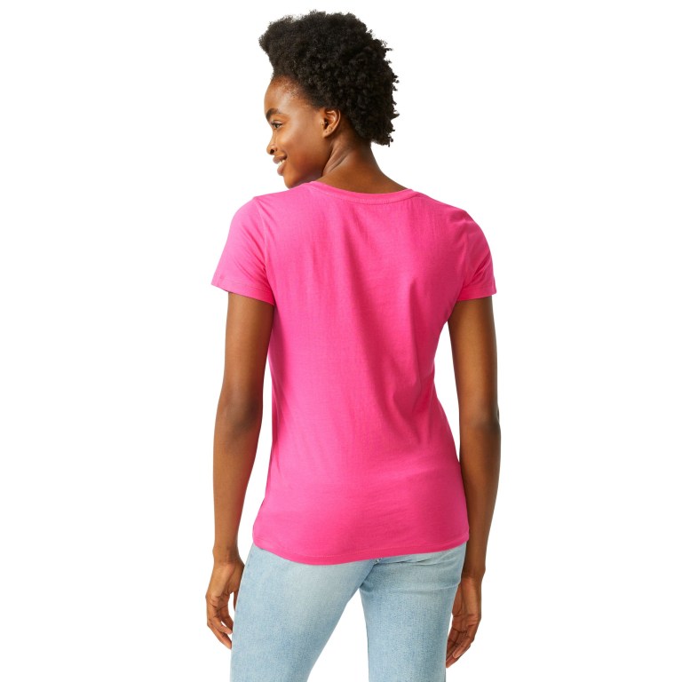 Nautica Solid Crewneck T-shirts Dames Roze | uPHrfb3z