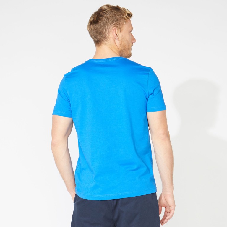 Nautica Solid Crewneck T-shirts Heren Blauw | BiAEBXmi