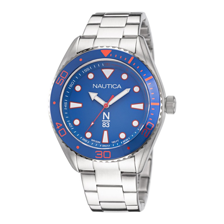 Nautica Stainless Steel 3-hand Horloge Heren Gekleurd | 1fGPOBGJ