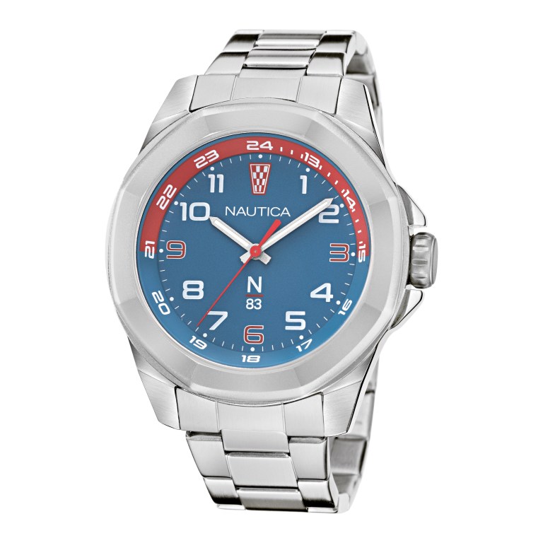 Nautica Stainless Steel 3-hand Horloge Heren Gekleurd | 7pC2lWno