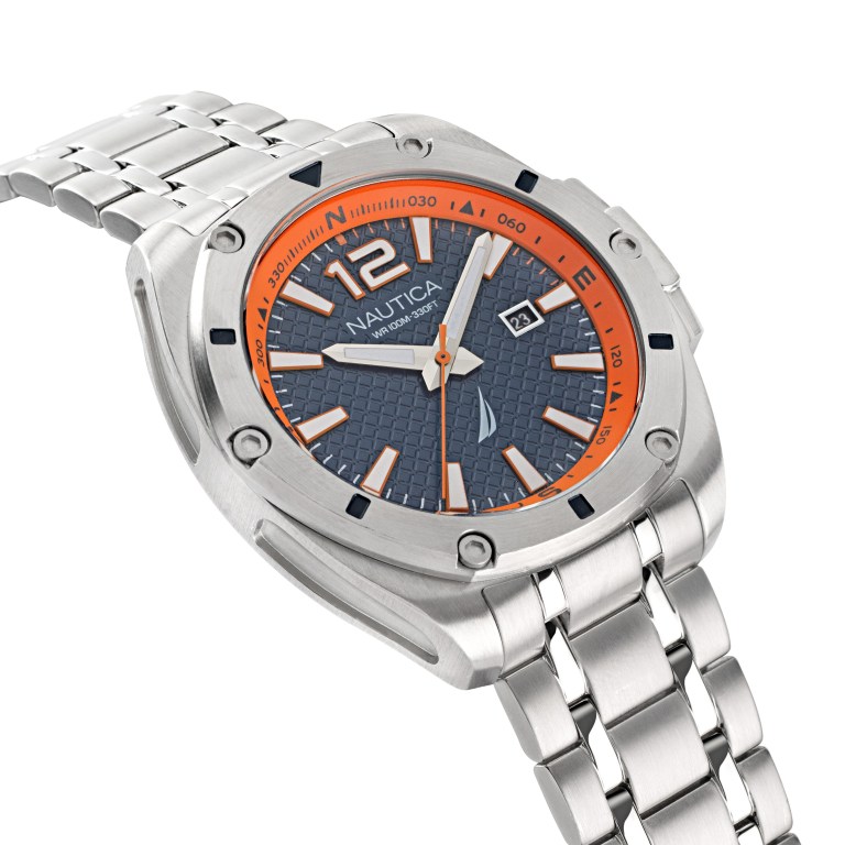 Nautica Stainless Steel 3-hand Horloge Heren Gekleurd | 7xemZdLL