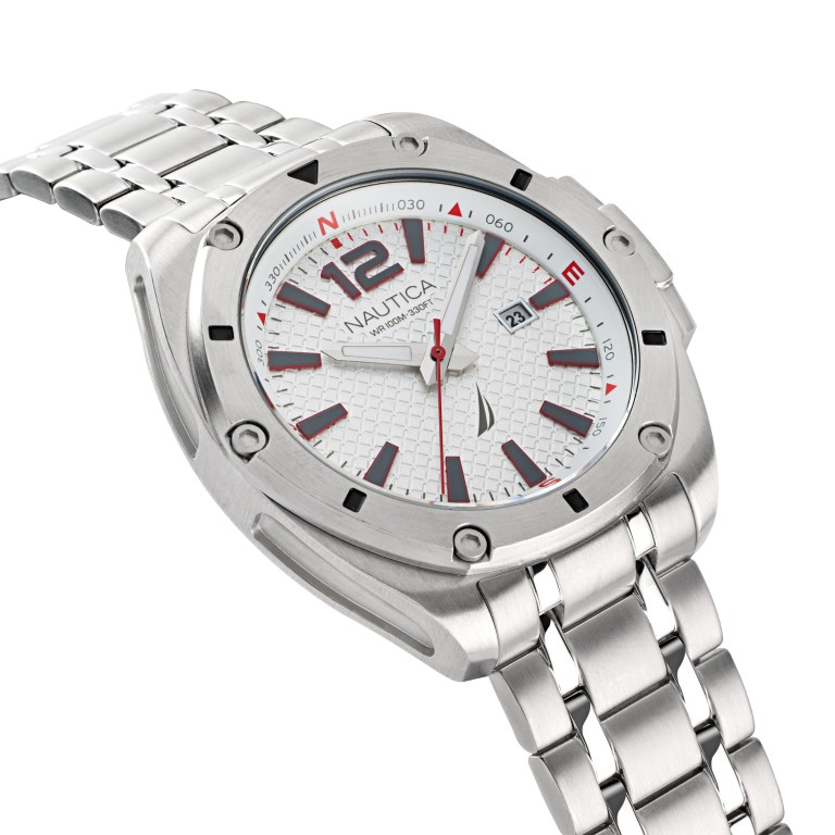 Nautica Stainless Steel 3-hand Horloge Heren Gekleurd | bsQxFu3K