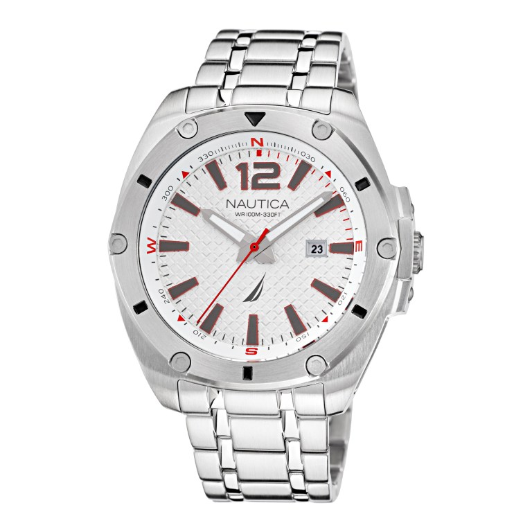 Nautica Stainless Steel 3-hand Horloge Heren Gekleurd | bsQxFu3K