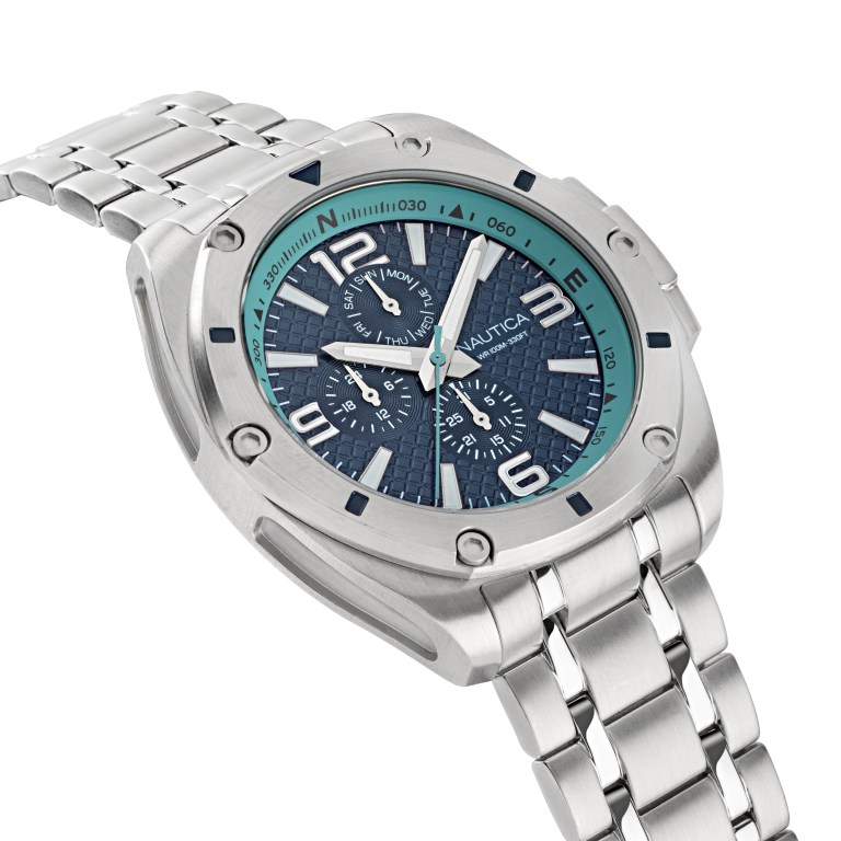 Nautica Stainless Steel Multi-function Horloge Heren Gekleurd | Bp4raf77