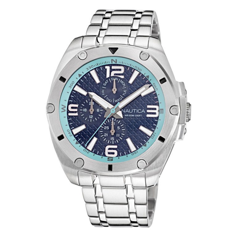 Nautica Stainless Steel Multi-function Horloge Heren Gekleurd | Bp4raf77