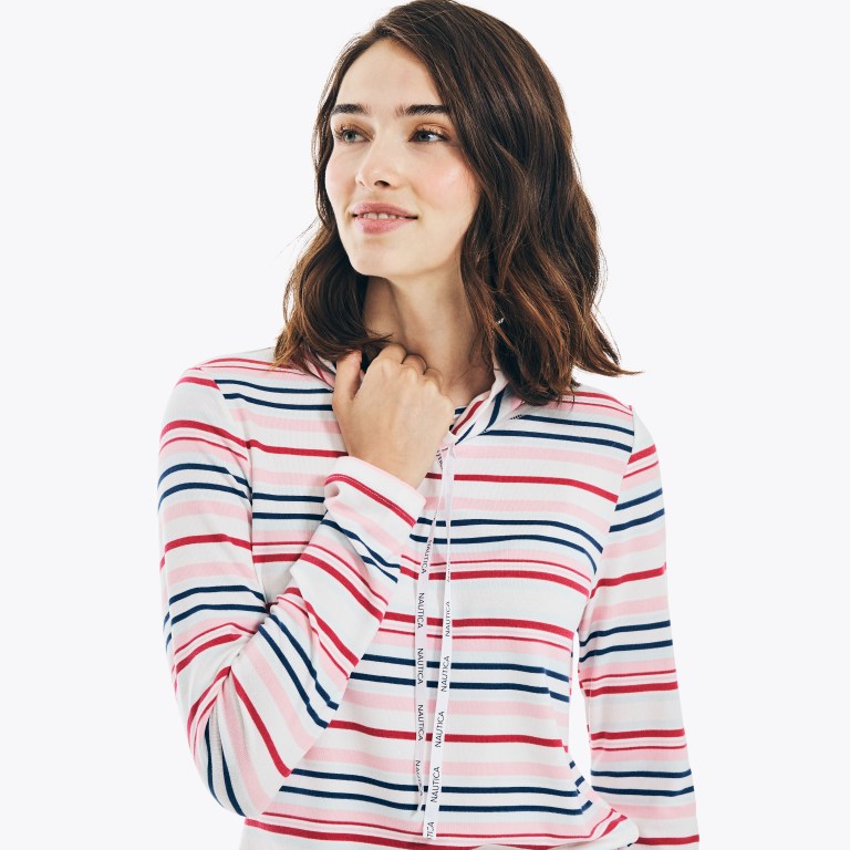 Nautica Striped Pajama Set Sleepwear Dames Koraal | R7SWhOMo