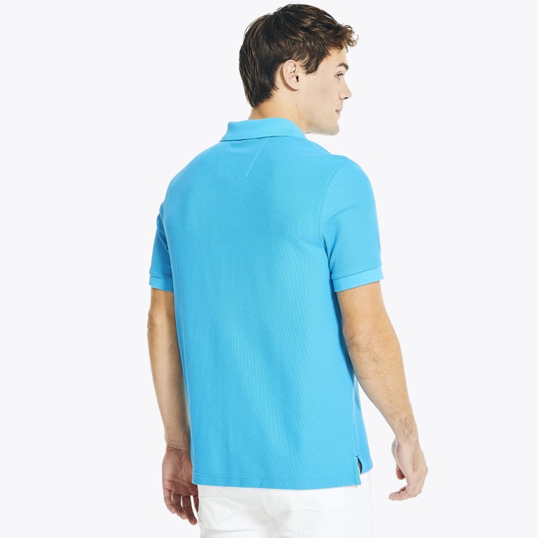 Nautica Sustainably Crafted Deck Poloshirt Heren Blauw | 1j504Fp7