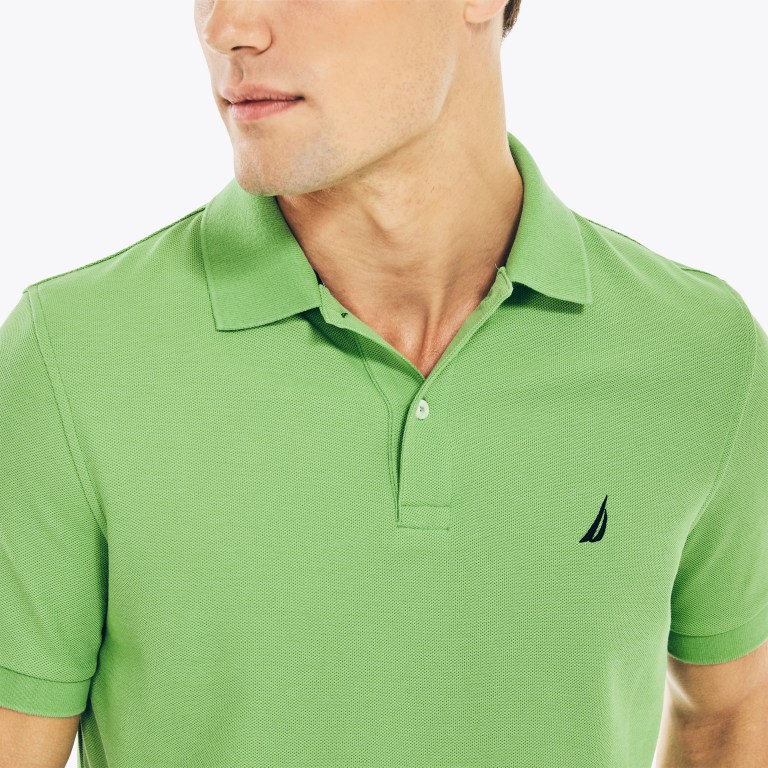 Nautica Sustainably Crafted Deck Poloshirt Heren Groen | 41sVePDa