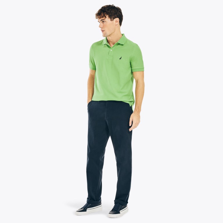 Nautica Sustainably Crafted Deck Poloshirt Heren Groen | 41sVePDa