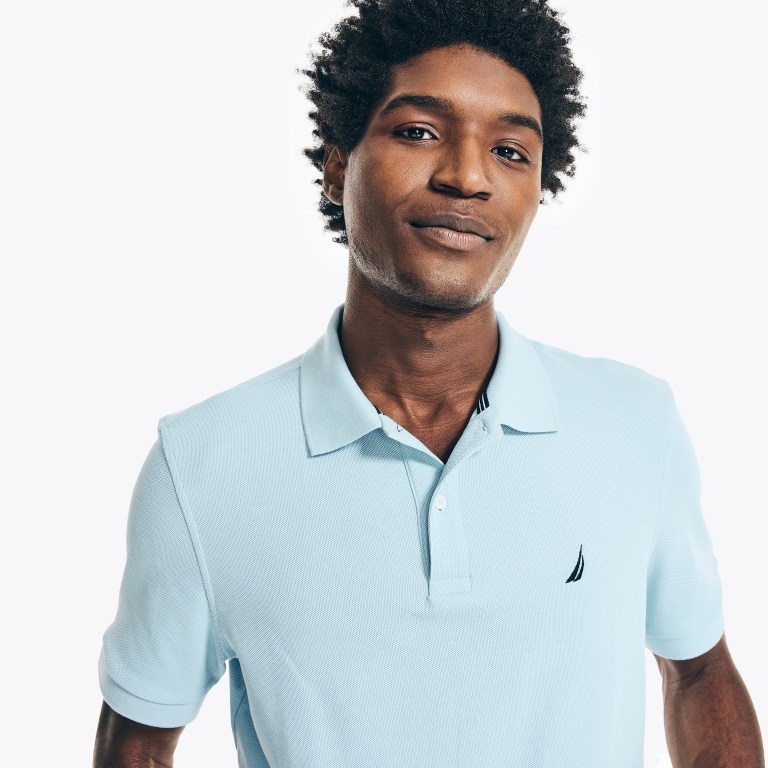 Nautica Sustainably Crafted Deck Poloshirt Heren Blauw | KMJTe6Xa