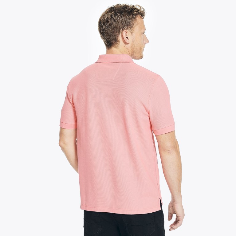 Nautica Sustainably Crafted Deck Poloshirt Heren Roze | KNDxPSL3