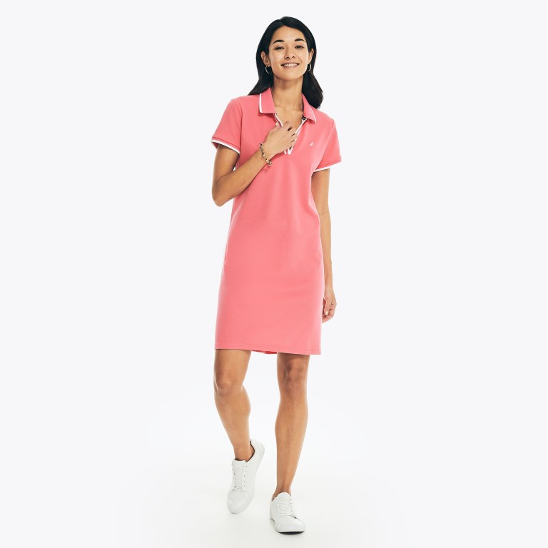 Nautica Sustainably Crafted Ocean Jurken Dames Rood | x6meoIga