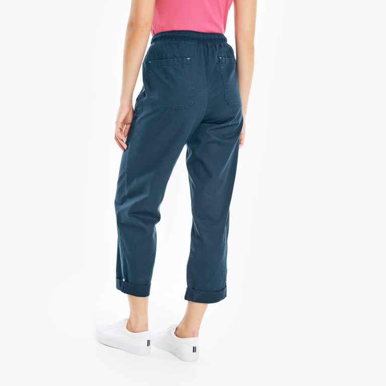 Nautica Sustainably Crafted Pull-on Broek Dames Blauw | FvYLHLXh