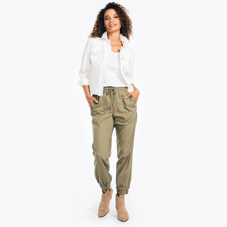 Nautica Sustainably Crafted Utility Jogger Broek Dames Bruin | brESTZGd