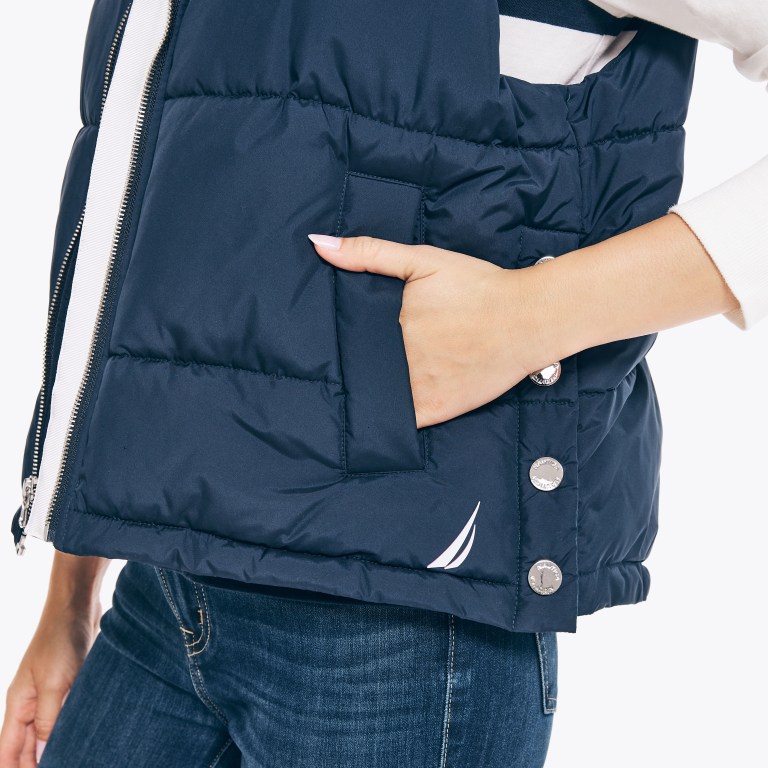 Nautica Tempasphere Quilted Vest Jassen Dames Blauw | STJN4nbc