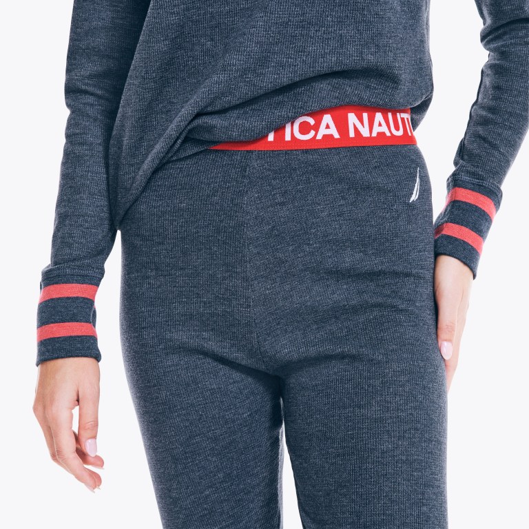 Nautica Thermal Set Sleepwear Dames Donkerblauw | T2bcirwq