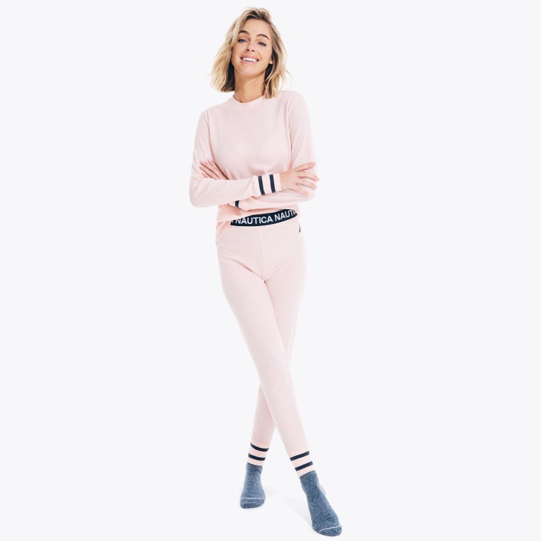 Nautica Thermal Set Sleepwear Dames Donkerblauw | wqkj8Kpq