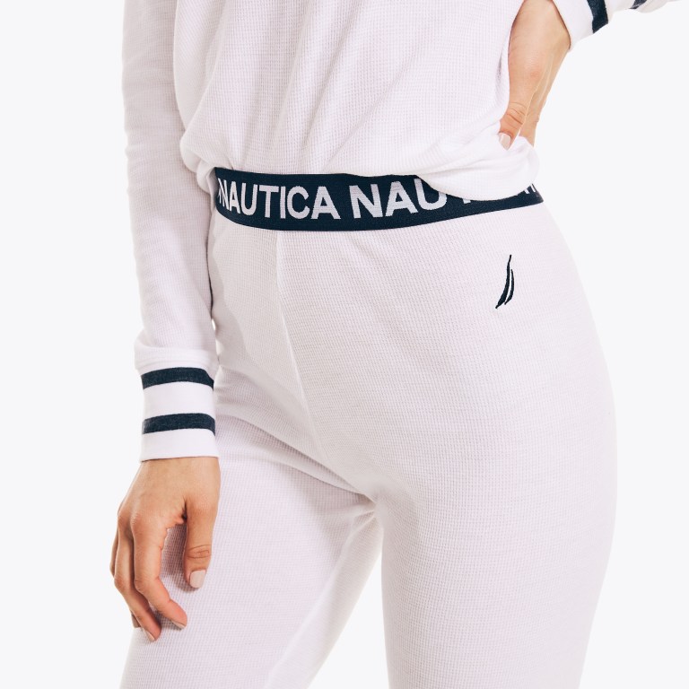 Nautica Thermal Set Sleepwear Dames Lichtgeel | FremRwfo