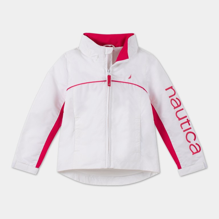 Nautica Toddler J-class (2t-4t) Jassen Meisjes Wit | EA5AZlAd