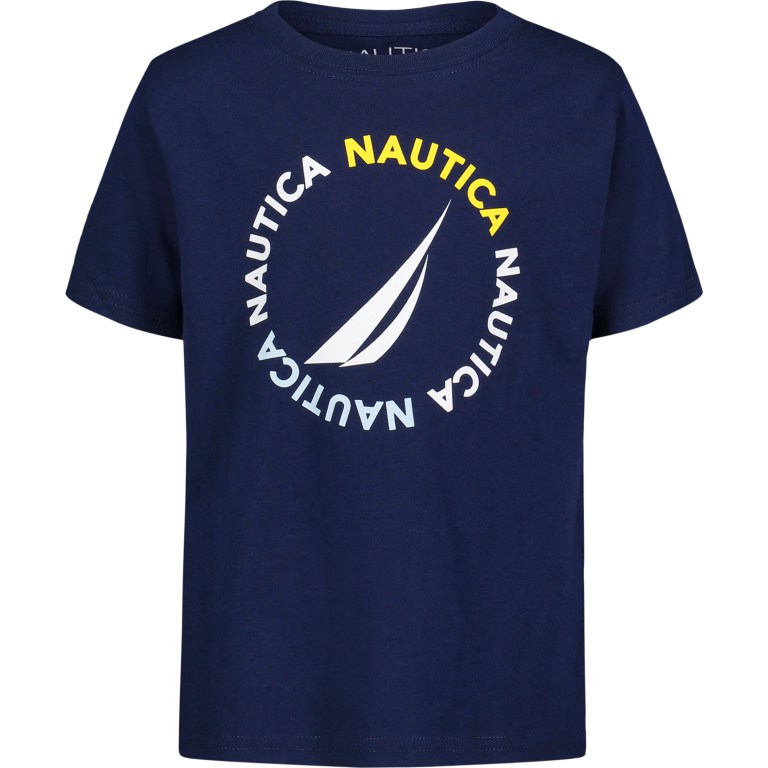 Nautica Toddler J-class Logo (2t-4t) T-shirts Jongens Donkerblauw | HNa4dDJa