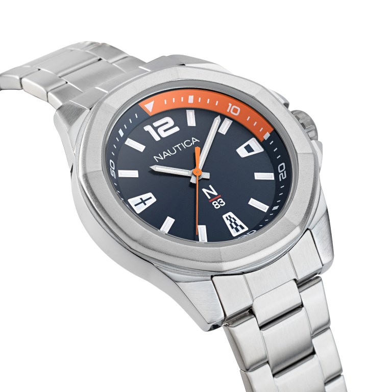 Nautica Tortuga Bay Stainless Steel Horloge Heren Gekleurd | teHDF9Bt