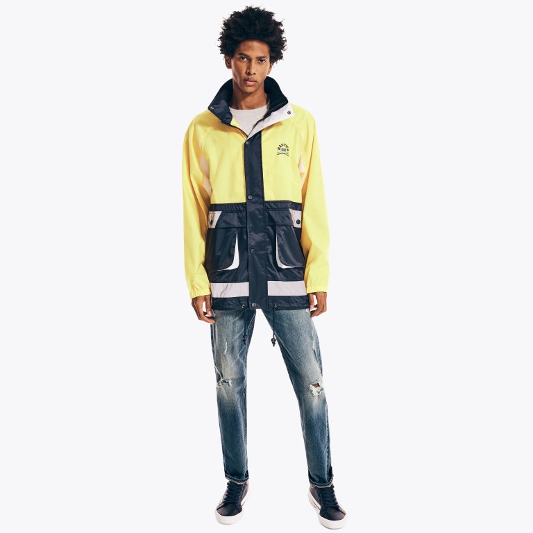 Nautica Urban Necessities X Nautica Colorblock Jassen Heren Lichtgeel | MKrb62xo