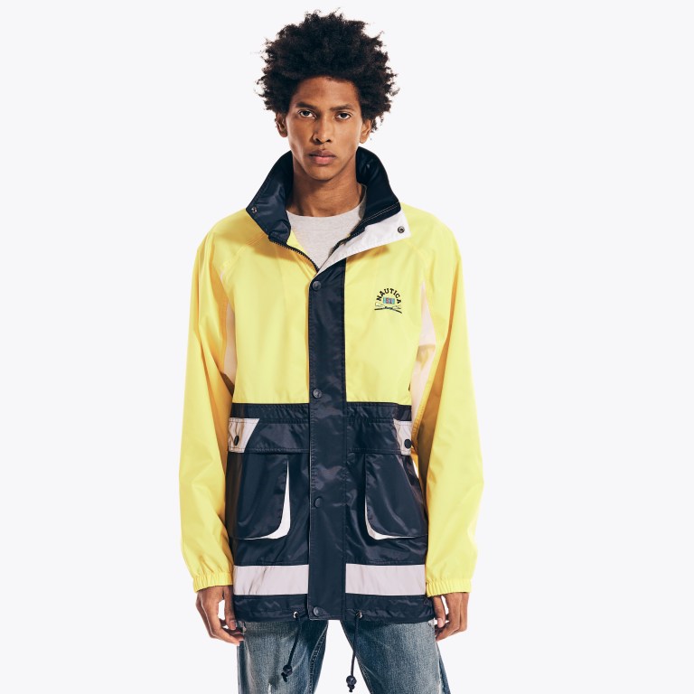 Nautica Urban Necessities X Nautica Colorblock Jassen Heren Lichtgeel | MKrb62xo