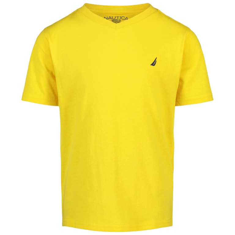 Nautica V-neck (8-20) T-shirts Jongens Geel | azbppAMa