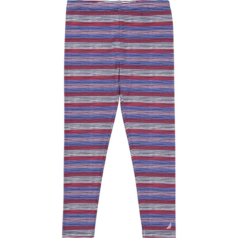 Nautica Wave-striped (8-16) Leggings Meisjes Donkerblauw | lnR5wcRl