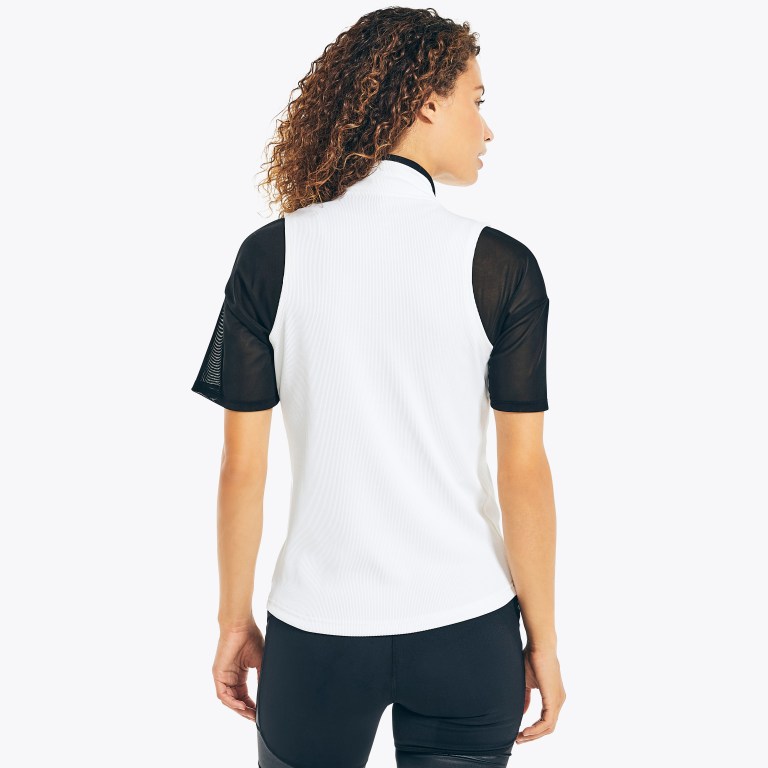 Nautica Wedstrijd Lichtgewicht Hardloop Vest Trainingspak Dames Wit | ACSzjOVZ