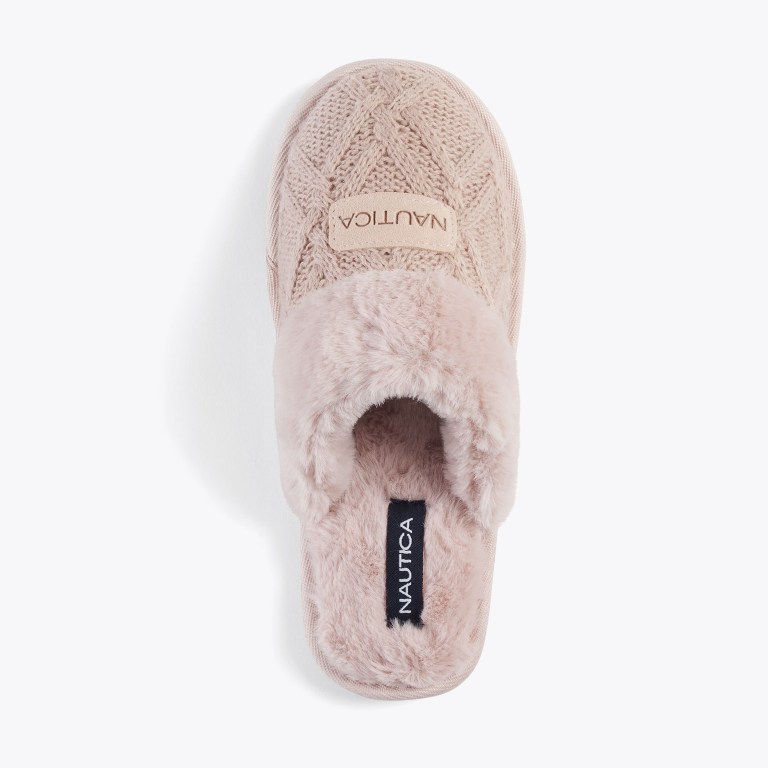 Nautica Wool Knit Slippers Dames Paars | 0cAHe9zu